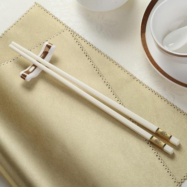 Baguettes Chinoises Blanches 5 Paires