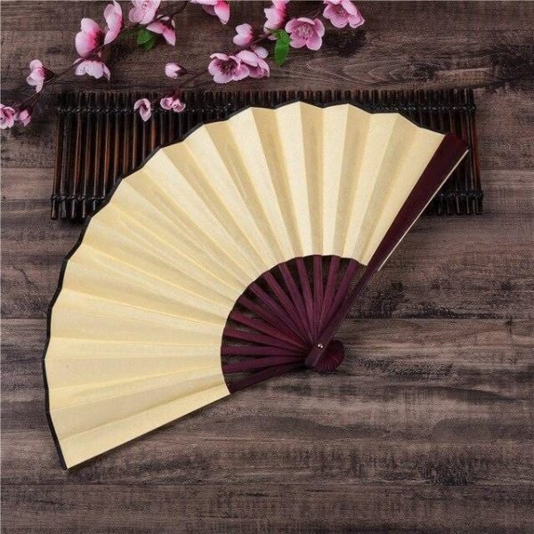 Éventail Chinois Beige