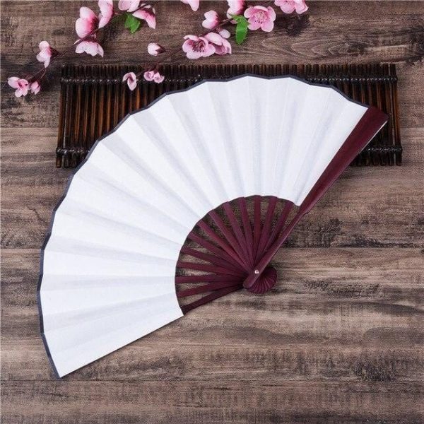 Éventail Chinois Blanc