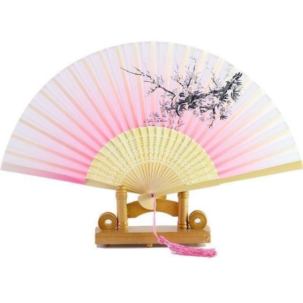Éventail Chinois Branche de Cerisier