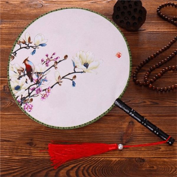 Éventail Chinois Rond Printemps