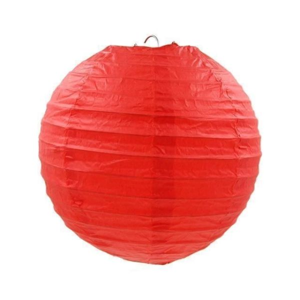 Lanterne Chinoise Rouge en Papier