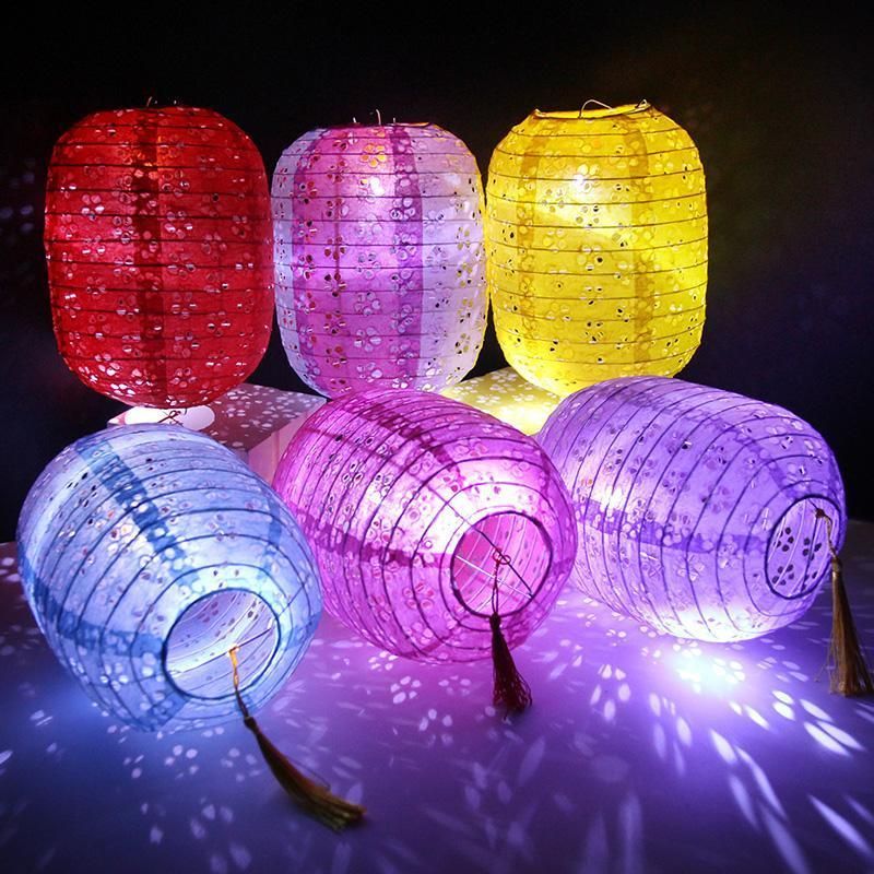 lanterne décorative chinoise multicolore