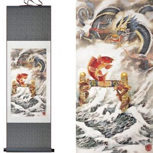 oeuvre d'art chinois tempête