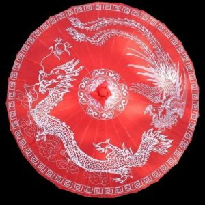 Ombrelle Chinoise Animaux Mythologique