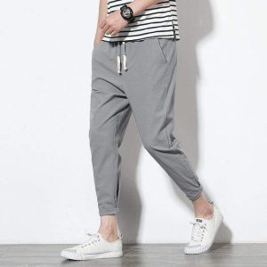 pantalon chino ajusté pour homme