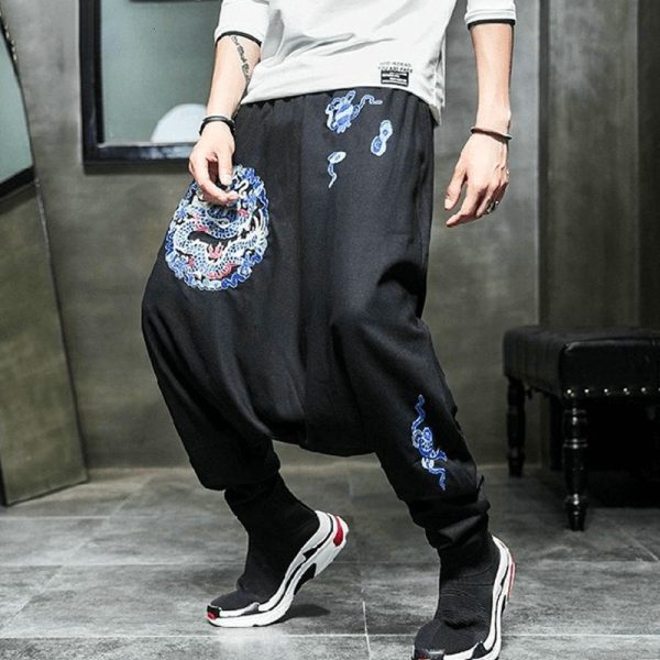 Pantalon Chinois Sarouel Dragon
