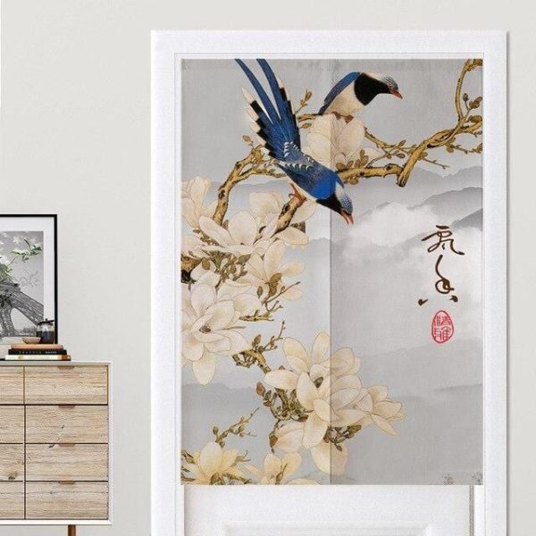 Rideaux Chinois Oiseaux