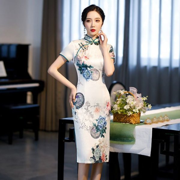 Robe Chinoise Motif Japonais