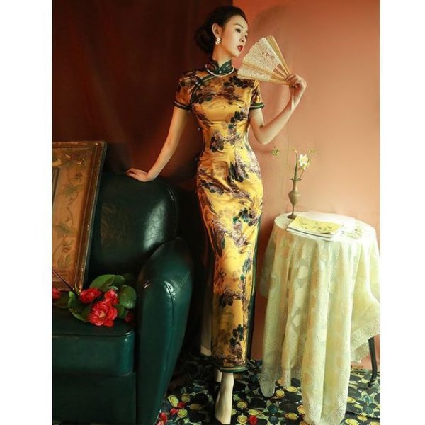 Robe Chinoise Or