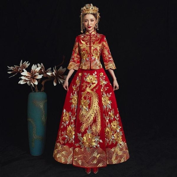 Robe de Mariée Chinoise Traditionnelle