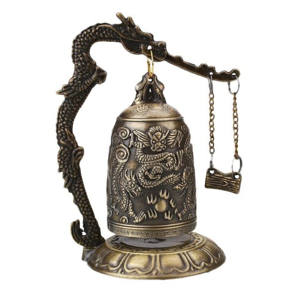Statue Chinoise Cloche de Dragon