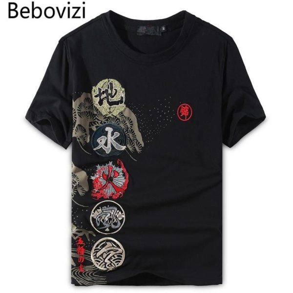 T-shirt Chinois Brodé