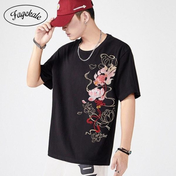 T-shirt Chinois Fleur de Lotus