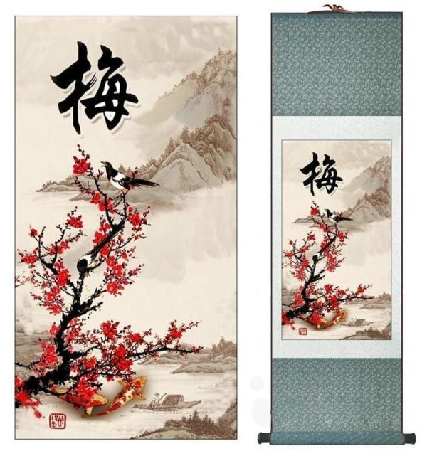 Tableau Chinois Cerisier