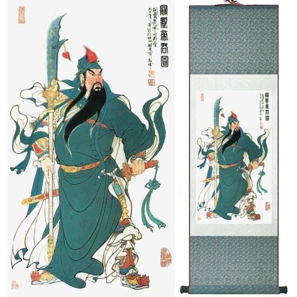 Tableau Chinois Guerrier