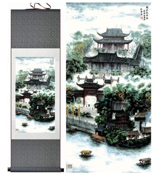 Tableau Chinois Temple