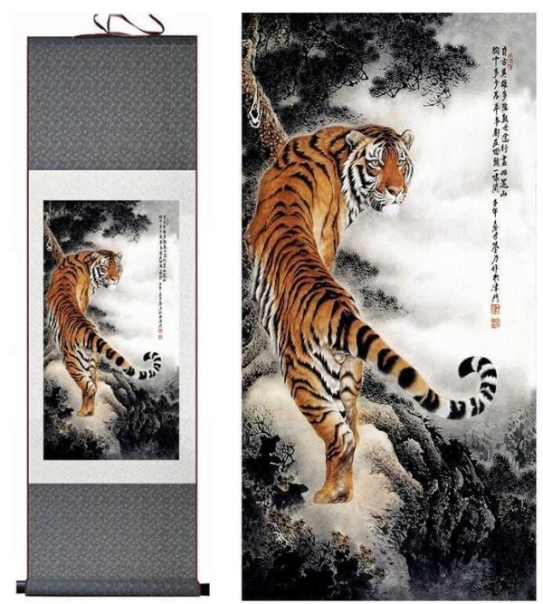 Tableau Chinois Tigre