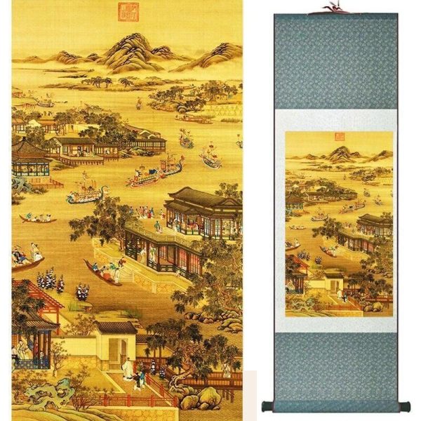 Tableau Village Chinois