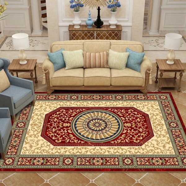 Tapis Chinois à Imprimé Traditionnel