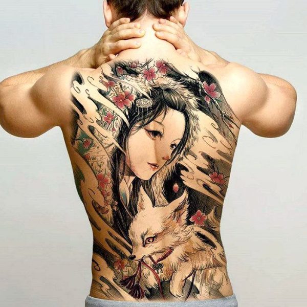 Tatouage Chinois Dos Femme