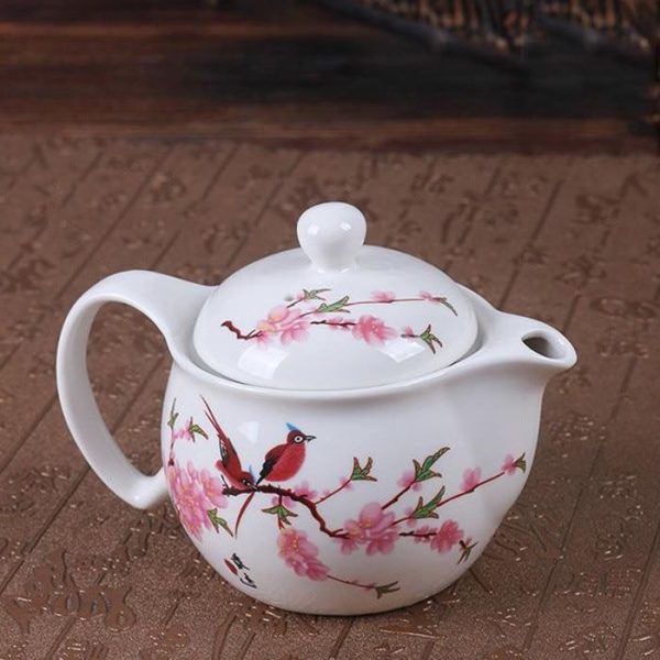 Théière Chinoise En Porcelaine Traditionnelle