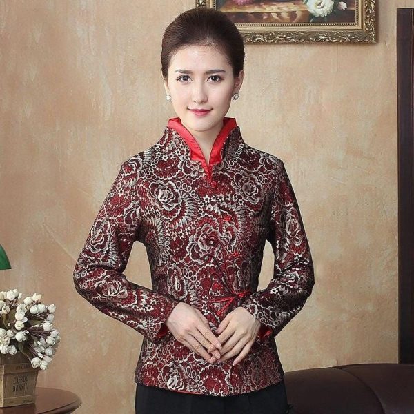 veste chinoise élégante pour femme