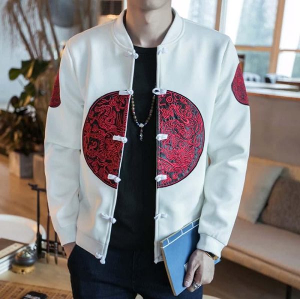 Veste Chinoise Homme Cercle du Dragon