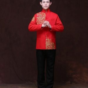 Veste Chinoise Homme de Mariage Traditionnel