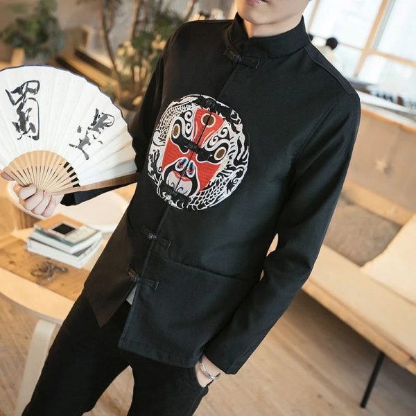 Veste Chinoise Homme Porte Bonheur